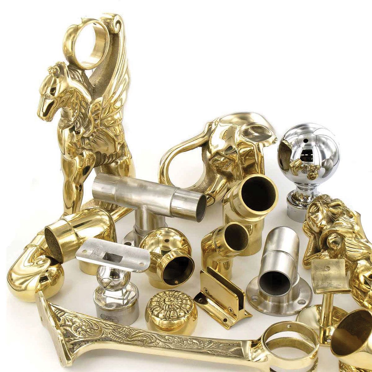 Brass and Stainless Railing System Brass and Stainless Railing System