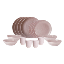 Earth Dinnerware Set, Pink, Designed by Robert Gordon Australia