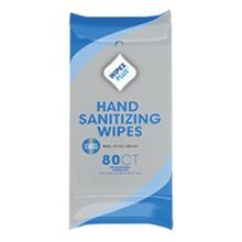 Alcohol-Free, Hand Sanitizing Wipes, soft pack, 80 count per pack