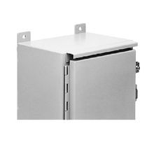 Hoffman ADK20A A80 Drip Shield Kit, For Use With 20 in NEMA 12 1-Door Wall Mount Enclosure, Steel, Gray