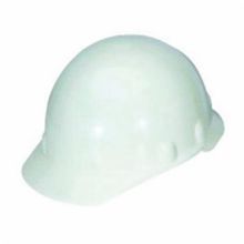 Fibre-Metal® by Honeywell E2RW01A000 Front Brim Hard Hat, 6-1/2 to 8 in, White, Thermoplastic, 8-Point Ratchet Suspension, Class C, E and G