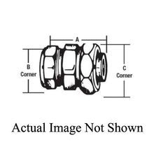 Steel City® LTT-112 Raingtight Conduit Combination Coupling, 3/4 in, For Use With Thinwall to Liquidtight Flexible Metal Conduit, Steel, Zinc Plated
