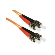 CP Technologies® ClearLinks™ ST2-01 Multi-Mode Fiber Optic Patch Cord, 62.5 um Core, 1 m L