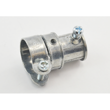 Bridgeport® 281-DC Conduit Combination Coupling, 1/2 in, For Use With EMT/FLEX Conduit, Die Cast Zinc, Ball Burnished/Mirror Smooth