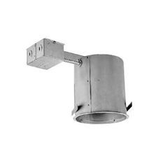 Prescolite RMNICD LiteBox™ IC/Non-IC Rated Line Voltage Remodel Downlight Housing, PAR30 Lamp, 120 V, 6 in Ceiling Opening, Galvanized Steel Housing Material