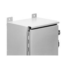Hoffman ADK30A A80 Drip Shield Kit, For Use With 30 in NEMA 12 1-Door Wall Mount and Floor Mount Enclosure with Continuous Hinge, 14 ga Steel, ANSI 61 Gray