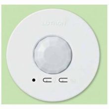 Lutron® Radio Powr Savr™ LRF2-OCR2B-P-WH Energi TriPak® Wireless Occupancy Sensor, 324 to 676 sq-ft Coverage, 360 deg Viewing, Ceiling Mounting