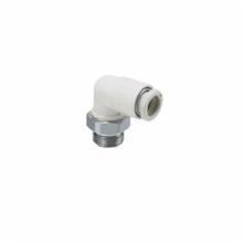 SMC® KQ2 Universal Male Elbow with Thread Sealant, 3/8 in, Tube x MNPT, -100 kPa to 1 MPa, Brass