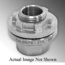 Calbrite™ S62000LT00 Conduit Hub, 2 in For Use With: Stainless Threaded Conduit, 316 Stainless Steel, Bright Polished