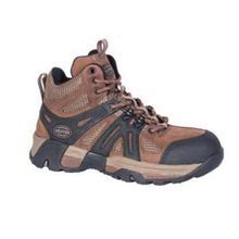 Oliver by Honeywell OL11115-BRN-130 Mid Hiker Industrial Shoe, Men's Gender, SZ 13, Leather/Mesh Upper, Rubber Outsole, Resists: Heat and Slip, Specifications Met: ASTM F2413-11 M I/75 C/75 EH