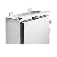 Hoffman ADK12SS6 A4SY Drip Shield Kit, For Use With 12 in NEMA 4/4X 1-Door Free-Standing Wall Mount Enclosure, Stainless Steel, Gray