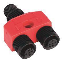 Rockwell Automation Splitter - Two 5-pin female DC Micro to one 5-pin DC Micro, Tap-Style Wiring