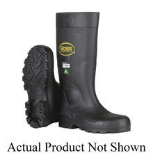 Boss® 383-820/6 Slip-On Safety Boots, 6 in, 16 in H, Steel Toe, PVC Upper, PVC Outsole, Resists: Water, ASTM F2413-11 M I/75 C/75 PR EH