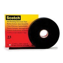 Scotch® 540071-50251 23 Series Professional Grade Splicing Tape, 30 ft L x 3/4 in W x 30 mil THK, EPR, Rubber Resin Adhesive, EPR Backing, Black