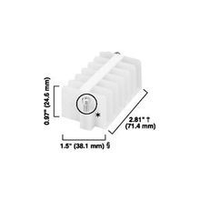 Rockwell Automation 1492 Panel Mount Block, Standard 6-Pole, screw terminal w/ wire clamp