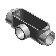 Red Dot® AT-6 A Series Type T Conduit Body, 2 in Hub, 69.5 cu-in Capacity, Die Cast Aluminum