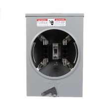 Siemens SUAT111-0PQG Ringless Meter Socket With Horn Bypass, 600 VAC, 135 A, 1 Phase, NEMA 3R Enclosure