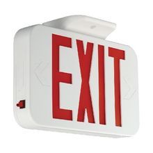 Compass® CERRC Universal Face Emergency Exit Sign, LED Lamp, 120/277 VAC, Legend: EXIT
