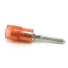 Sta-Kon® RA18-47PT Insulated Pin Terminal, 22 to 18 AWG Conductor, 0.075 in Pin Diameter, 0.39 in Pin Length, Copper, Red