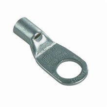 Panduit® S6-14R-E S-R Non-Insulated Ring Terminal, 6 AWG Conductor, 1.3 in L, Seamless Tubular Barrel, Metallic
