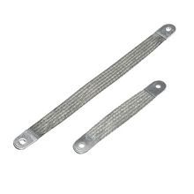 Hoffman ABS6 Bonding Strap, 0.26 in Hole, 31.57 kcmil Cross Section, 0.06 in THK, Copper
