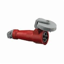 Wiring Device-Kellems HBL460C9W Female Grounding Watertight Pin and Sleeve Connector, 250 VAC, 60 A, 3 Poles, 4 Wires, Blue