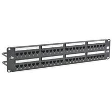 PREMISE WIRING NEXTSPEED® HP5E48 2-Unit Flat Universal Patch Panel, 48 Ports, Category: Cat 5e, 14 ga Steel