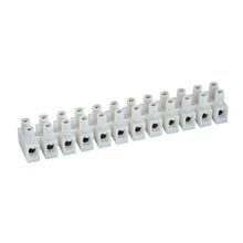 IDEAL® 89-614 Barrier Strip, 600 VAC, 50 A, 20 to 8 AWG, White