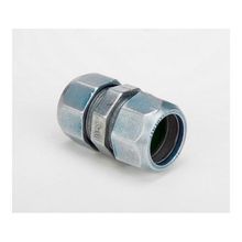 Bridgeport® 260-RT Compression Coupling, 1/2 in, For Use With EMT Conduit, Die Cast Zinc, Ball Burnished/Mirror Smooth