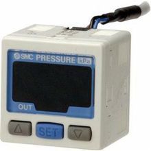 SMC® ISE30A-N01-P-LD ISE30A 2-Color Display High Precision Digital Pressure Switch With Unit Display Switching Function, -0.1 to 1 MPa, FNPT
