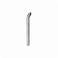 Donaldson® P206381 Curved Stack Pipe, 3-1/2 in OD, 48 in L, 16 ga Aluminized Steel