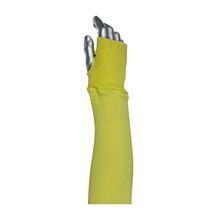 Kut Gard® 10-KAM20 Arc/Flame-Resistant Sleeve With Thumb Hole, 20 in L x 1-Ply THK, ACP™/DuPont™ Kevlar®/Nylon, Yellow