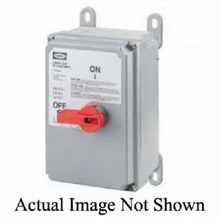 Wiring Device-Kellems Circuit-Lock® HBLDS3 2-Position Enclosed Non-Fusible Disconnect Switch, 600 VAC, 30 A, 15 hp, 3 Pole