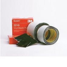 Scotch® 540071-12228 2210 Premium Grade Sealing Tape Roll, 10 ft L x 4 in W x 90 mil THK, Mastic, Mastic Adhesive, PVC Backing, Black