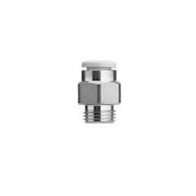 SMC® KQ2H10-G03A KQ2 Tube Connector, 10 mm x G-3/8 Nominal, Male Threaded x Push-In, Brass