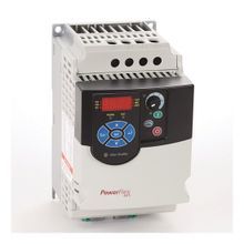 Rockwell Automation PowerFlex4M AC Drive, 120VAC, 1PH, 4.5 Amps, 0.75 kW, 1 HP,Frame Size B, IP20 (Open), LED Display, Fixed Digital Keypad, No CE Compliant Filter, No Brake Drive