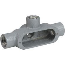 Killark® OTA-2 Duraloy®5 Type TA Conduit Body Fitting, 3/4 in Hub, 7 cu-in, Aluminum, Powder Coated