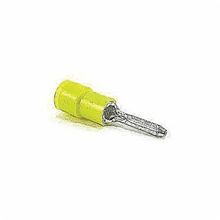 Sta-Kon® 10RC-55PT RC Series Insulated Pin Terminal, 12 to 10 AWG Conductor, 0.106 in Pin Diameter, 0.39 in Pin Length, Copper, Yellow