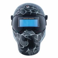 Omega Lift Equipment™ 3010059 81645 Welding Helmet, #10 Lens Shade, Graphics: Killer, Black, 23 sq-in Viewing Area, Nylon