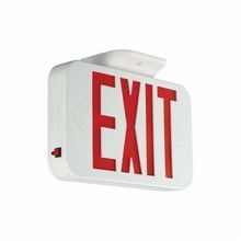 Compass® CER Universal Face Emergency Exit Sign, LED Lamp, 120/277 VAC, Legend: EXIT
