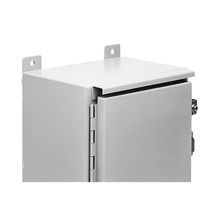 Hoffman ADK16A A80 Drip Shield Kit, For Use With 16 in NEMA 12 1-Door Wall Mount Enclosures, 14 ga Steel, ANSI 61 Gray