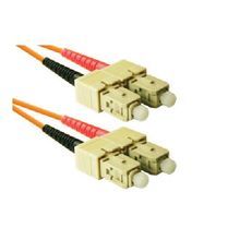 CP Technologies® ClearLinks™ SC2-03 Multi-Mode Fiber Optic Patch Cord, 62.5 um Core, 3 m L