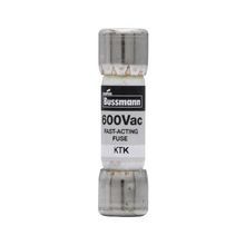 Bussmann Limitron™ KTK-3 Low Voltage Supplemental Fast Acting Fuse, 3 A, 600 VAC, 100 kA Interrupt, Class: CC, Cartridge Body