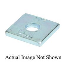 B-Line B201ZN Square Washer, 3/8 in, 7/16 in ID, Strip Steel
