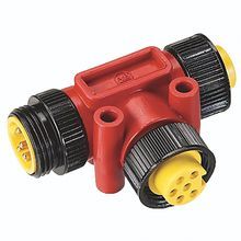 Rockwell Automation T-Port: Mini, 3 pin, 3 port connector, Female to Male/Female connector, Standard, Key way toward female, 4 meter