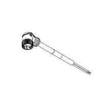 Brad® Mini-Change® 130006-0647 A-Size Single End Cordset, 7/8-16 UN Connector, 90 deg Male x Pigtail Connector, 1.83 m Cable Length, 3 Pole, 1 Keyway