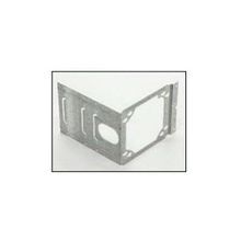 B-Line BB4-6 Single Side Electrical Box Support Bracket, 4 in, 4-11/16 in Box, Surface Mount, Steel, Pre-Galvanized