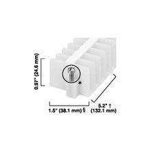 Rockwell Automation 1492 Panel Mount Block, Standard 12-Pole, screw terminal w/ wire clamp