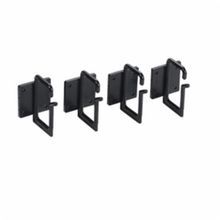 Hubbell® MCCPSR4 Non-Adhesive Cable Management Ring, 6 in H x 1/2 in W x 10 in D, Horizontal Position, Plastic