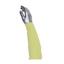 Kut Gard® MSK-14 2-Ply Lightweight Blended Sleeve, 14 in L, 100% Para-Aramid, Yellow